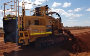 T955 Trencher and SPD-150 Padding Machine
